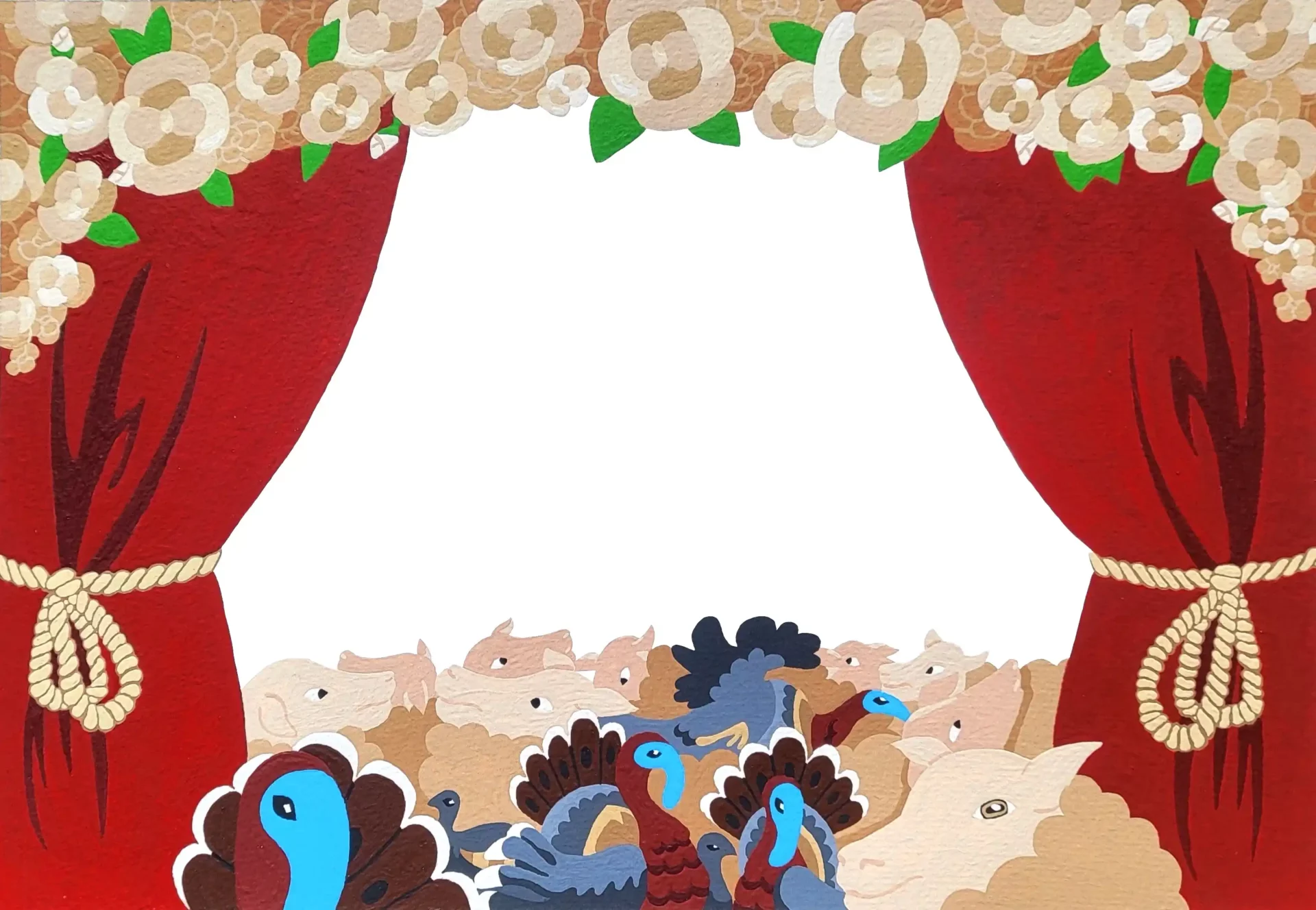 Peau d'âne : illustration A3 avant du pop up