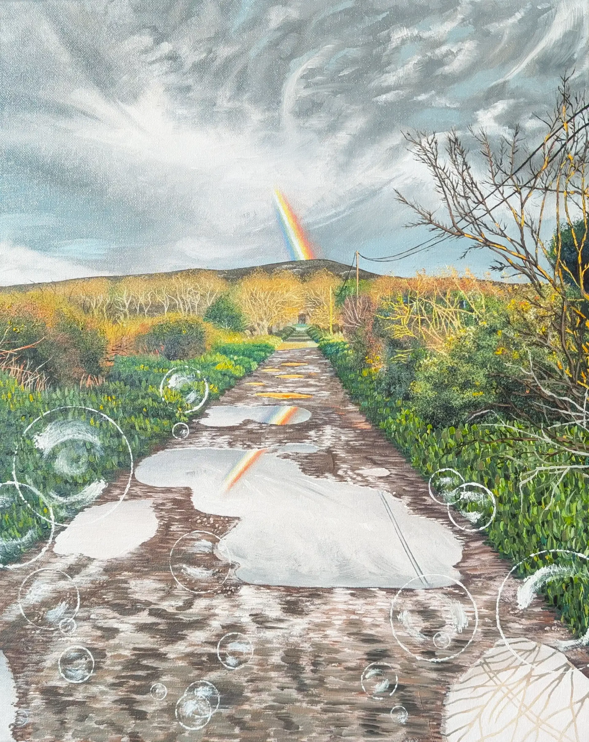 peinture 50x40cm en plein air